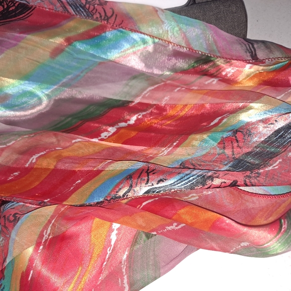 Gorgeous  scarf multi colored - Picture 3 of 10